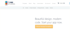 Desktop Screenshot of myapptemplates.com